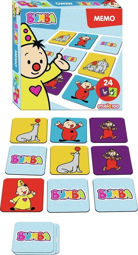 Bumba Kaartspel - Memo - Met 24 Kaartjes 3 Bumba Kaartspel - Memo - Met 24 Kaartjes