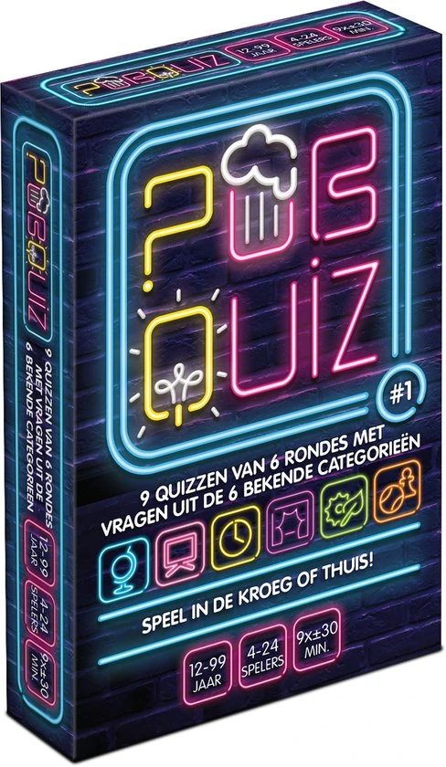 Merkloos Pubquiz #1 (nieuwe Vragen 2022 !) - Kaartspel - Pocketformaat Trivia Quiz / Quizspel Voor In De Kroeg, Thuis Of Onderweg / Cadeau (198 Vragen !) - Black Friday Deal - Schoencadeautje Of In Kerstpakket 4 Merkloos Pubquiz #1 (nieuwe Vragen 2022 !) - Kaartspel - Pocketformaat Trivia Quiz / Quizspel Voor In De Kroeg, Thuis Of Onderweg / Cadeau (198 Vragen !) - Black Friday Deal - Schoencadeautje Of In Kerstpakket - Afbeelding 2