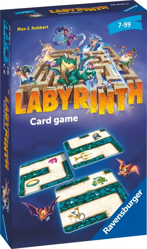 Ravensburger Doolhof Labyrinth - Kaartspel 5 Ravensburger Doolhof Labyrinth - Kaartspel - Afbeelding 3