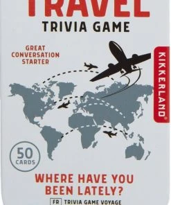 Kikkerland Travel Trivia - Pubquiz - 50 Vragen - Spel Voor Onderweg