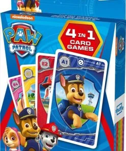 Shuffle Paw Patrol - 4 In 1 - Speelkaarten - Kwartet - Memo - Snap - Actie Spel - Kaartspel -LEERZAME SPELLEN Verkoopwinkel 512x840 2