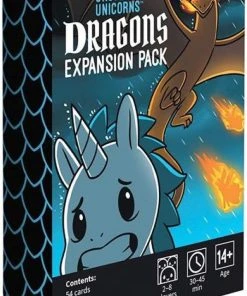 Breaking Games Unstable Unicorns Dragons Expansion - Engelstalig Kaartspel