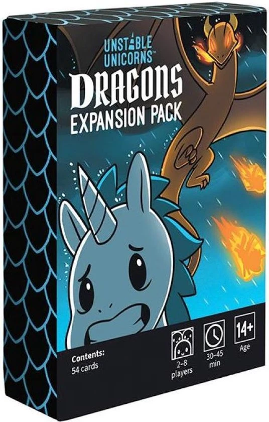 Breaking Games Unstable Unicorns Dragons Expansion - Engelstalig Kaartspel 3 Breaking Games Unstable Unicorns Dragons Expansion - Engelstalig Kaartspel