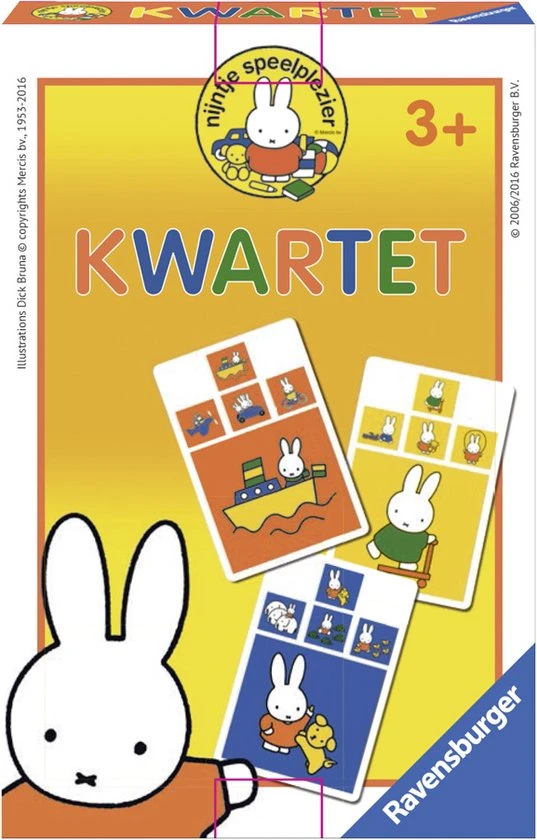 Ravensburger Nijntje Ontdekt De Wereld Kwartet 3 Ravensburger Nijntje Ontdekt De Wereld Kwartet