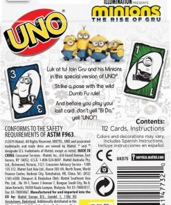 UNO Minions 2 - Mattel Games - Kaartspel -LEERZAME SPELLEN Verkoopwinkel 539x840 1