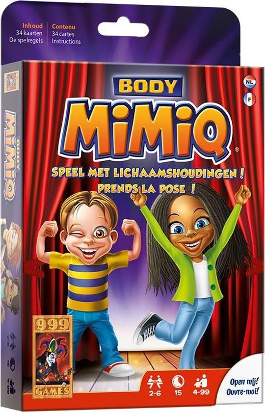 999 Games Mimiq Body Kaartspel 5 999 Games Mimiq Body Kaartspel - Afbeelding 3