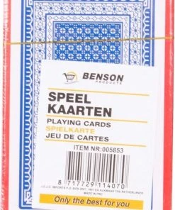 Benson Speelkaarten - Plastic Coating - 8.5 X 5.5 Cm - 54 Delig -LEERZAME SPELLEN Verkoopwinkel 546x840 11