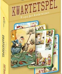 Art Revivisted Opa Jan Kwartet Spel - Marius Van Dokkum - 9 Kwartetten Klein Doosje