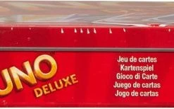 UNO Deluxe - Mattel Games - Kaartspel -LEERZAME SPELLEN Verkoopwinkel 550x154