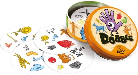 Zygomatic Board Game Studio Dobble Boerderij - Kaartspel 6 Zygomatic Board Game Studio Dobble Boerderij - Kaartspel - Afbeelding 4