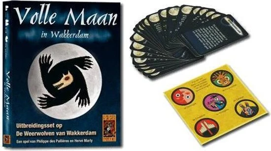 999 Games Weerwolven Van Wakkerdam:Volle Maan In Wakkerdam Uitbreiding Kaartspel 6 999 Games Weerwolven Van Wakkerdam:Volle Maan In Wakkerdam Uitbreiding Kaartspel - Afbeelding 4