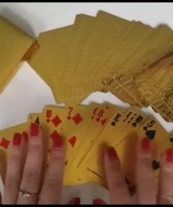 REBL Luxe Gouden Speelkaarten / Poker Kaarten - Geplastificeerd -LEERZAME SPELLEN Verkoopwinkel 550x309 198