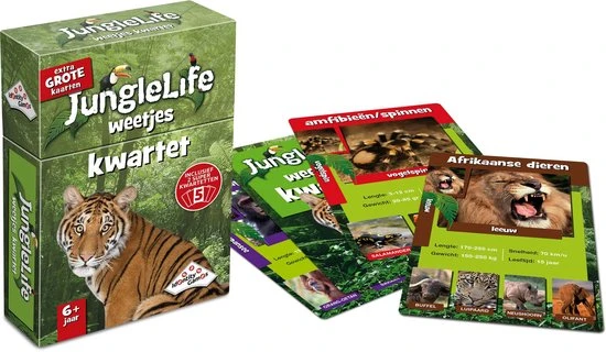 Identity Games Junglelife Weetjes Kwartet 7 Identity Games Junglelife Weetjes Kwartet - Afbeelding 5