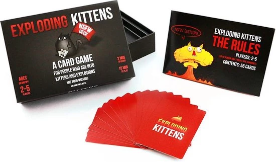 Exploding Kittens NSFW Edition - Engelstalig Kaartspel 11 Exploding Kittens NSFW Edition - Engelstalig Kaartspel - Afbeelding 9