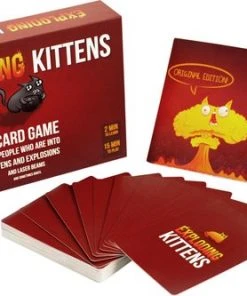 Exploding Kittens Original Edition - Engelstalig Kaartspel -LEERZAME SPELLEN Verkoopwinkel 550x333