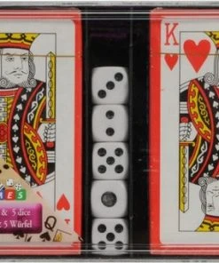 Life-time Lifetime Speelkaartenset Met Dobbelstenen