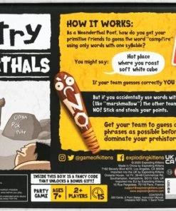 Exploding Kittens Poetry For Neanderthals - Engelstalig Kaartspel -LEERZAME SPELLEN Verkoopwinkel 550x350 4