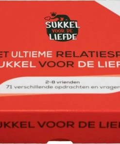 Zuipen Tot We Kruipen? Sukkel Voor De Liefde - Valentijn Cadeautje Voor Hem - 71 Opdrachten & Vragen - Relatiespel -LEERZAME SPELLEN Verkoopwinkel 550x354 2