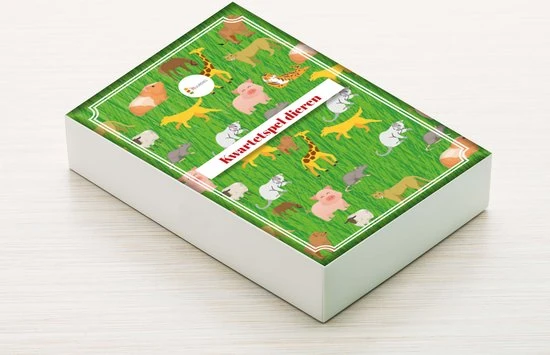 Huurdies Cadeautip! Kwartetspel Dieren XL - Kwartetspel Volwassenen - Kwartetspel Kinderen - 48 Kaarten - 12 Kwartetten - Schoencadeautjes Sinterklaas 6 Huurdies Cadeautip! Kwartetspel Dieren XL - Kwartetspel Volwassenen - Kwartetspel Kinderen - 48 Kaarten - 12 Kwartetten - Schoencadeautjes Sinterklaas - Afbeelding 4