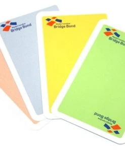 Nederlandse Bridge Bond Set Van Acht Pakjes Speelkaarten NBB In Vier Kleuren