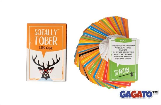 Gagato Sotally Tober - Drankspel - Drankkaarten - Spel Voor Volwassenen - Kaartspel - Set Kaarten - Partyspel - 2 Tot 8 Spelers 5 Gagato Sotally Tober - Drankspel - Drankkaarten - Spel Voor Volwassenen - Kaartspel - Set Kaarten - Partyspel - 2 Tot 8 Spelers - Afbeelding 3