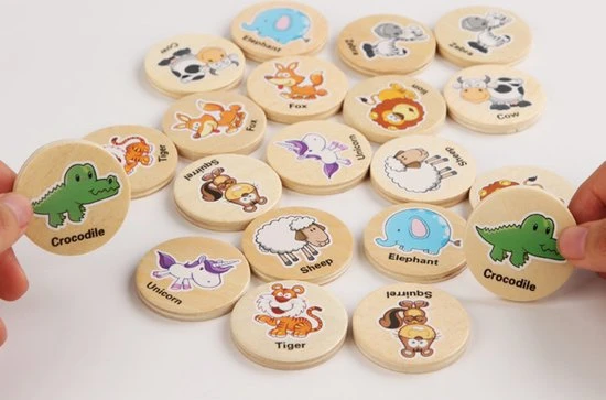 Wooden Toys Houten Memory Spel - 20 Delig - Memory Spelletjes Vanaf 3 Jaar - Houten Speelgoed - Schoencadeautjes Voor Kinderen - Dieren 5 Wooden Toys Houten Memory Spel - 20 Delig - Memory Spelletjes Vanaf 3 Jaar - Houten Speelgoed - Schoencadeautjes Voor Kinderen - Dieren - Afbeelding 3