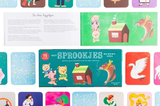 Anna Claybourne Het Sprookjes Memoryspel 4 Anna Claybourne Het Sprookjes Memoryspel - Afbeelding 2