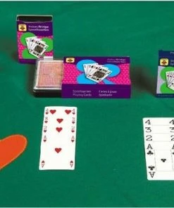 Longfield Darts LONGFIELD 100% PLASTIC PLAYING CARDS NORMAL 4 INDEX ENGLISH PATTERN -LEERZAME SPELLEN Verkoopwinkel 550x368 16