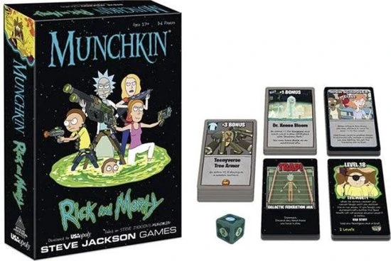 Steve Jackson Games USAopoly Munchkin Rick And Morty 3 Steve Jackson Games USAopoly Munchkin Rick And Morty