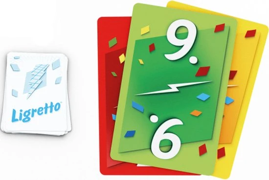 999 Games Ligretto Blauw Kaartspel 4 999 Games Ligretto Blauw Kaartspel - Afbeelding 2