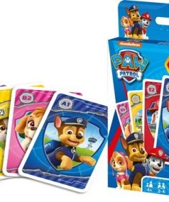 Shuffle Paw Patrol - 4 In 1 - Speelkaarten - Kwartet - Memo - Snap - Actie Spel - Kaartspel -LEERZAME SPELLEN Verkoopwinkel 550x379 4