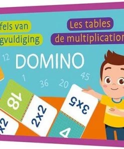 Domingos Dominos Dominospel De Tafels Van Vermenigvuldiging (nl/fr) -LEERZAME SPELLEN Verkoopwinkel 550x380 8