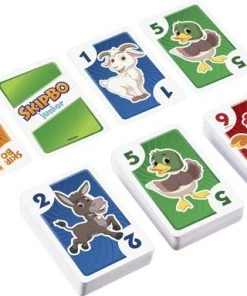 Skip-Bo Junior - Mattel Games - Kaartspel - Kinderspel -LEERZAME SPELLEN Verkoopwinkel 550x383 3