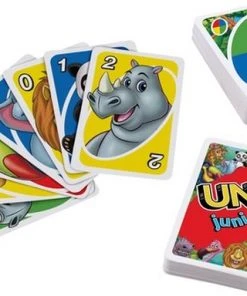 UNO Junior - Mattel Games - Engelstalig Kaartspel -LEERZAME SPELLEN Verkoopwinkel 550x384 1