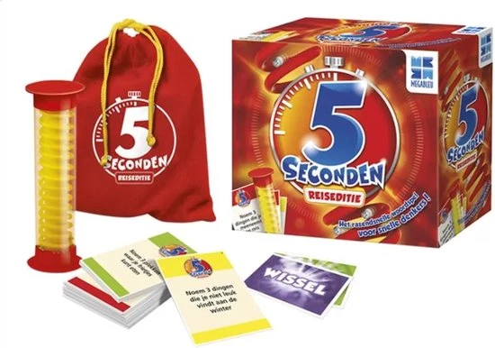 Megableu 5 Seconden Reisspel - Kaartspel - Spelletjes Voor Onderweg - Familiespel 9 Megableu 5 Seconden Reisspel - Kaartspel - Spelletjes Voor Onderweg - Familiespel - Afbeelding 7