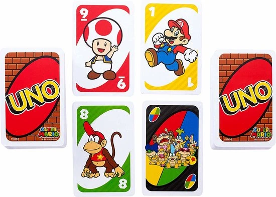 UNO Super Mario - Mattel Games - Kaartspel 5 UNO Super Mario - Mattel Games - Kaartspel - Afbeelding 3
