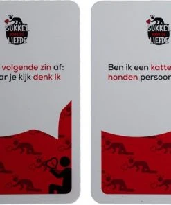 Zuipen Tot We Kruipen? Sukkel Voor De Liefde - Valentijn Cadeautje Voor Hem - 71 Opdrachten & Vragen - Relatiespel -LEERZAME SPELLEN Verkoopwinkel 550x400 2