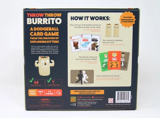 Exploding Kittens Throw Throw Burrito - Engelstalig Kaartspel 8 Exploding Kittens Throw Throw Burrito - Engelstalig Kaartspel - Afbeelding 6
