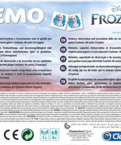 Clementoni - Spel Memo Pocket - Disney Frozen 2 - Kaartspel -LEERZAME SPELLEN Verkoopwinkel 550x407 8
