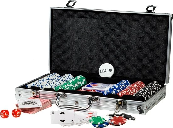 Overige Merken Poker Set Aluminium Koffer 5 Overige Merken Poker Set Aluminium Koffer - Afbeelding 3