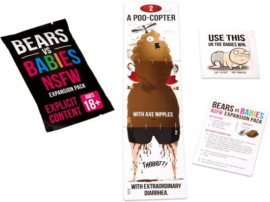 Exploding Kittens Bears Vs Babies - Engelstalig Kaartspel 15 Exploding Kittens Bears Vs Babies - Engelstalig Kaartspel - Afbeelding 13