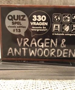 Puzzles & Games Vragen & Antwoorden #13 (330 Vragen !) - Pocketformaat Trivia Quiz En Aanvulset / Uitbreiding - Schoencadeautje Of In Kerstpakket -LEERZAME SPELLEN Verkoopwinkel 550x412 33