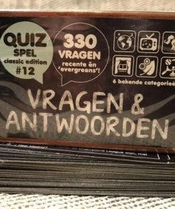 Puzzles & Games Vragen & Antwoorden #12 - Pocketformaat Trivia Quiz En Aanvulset / Uitbreiding -LEERZAME SPELLEN Verkoopwinkel 550x412 58