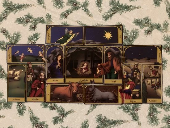 G.M. Jurrius Komt Allen Tezamen - Kerst Kaartspel - Luister Naar Het Kerstverhaal En Maak Als Eerste De Kerststal Compleet 7 G.M. Jurrius Komt Allen Tezamen - Kerst Kaartspel - Luister Naar Het Kerstverhaal En Maak Als Eerste De Kerststal Compleet - Afbeelding 5