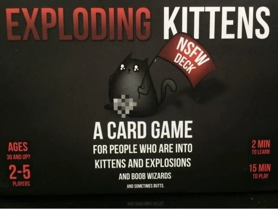 Exploding Kittens NSFW Edition - Engelstalig Kaartspel 10 Exploding Kittens NSFW Edition - Engelstalig Kaartspel - Afbeelding 8