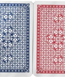 Binroyal 2 X 56 Luxe Speelkaarten - Spelkaarten - Poker Kaarten - 2 STUKS - Rood & Blauw