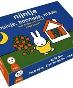 Identity Games Nijntje Kaartspel - Sinterklaas Schoencadeautje - 1 Tot 4 Jaar - Kleuter Kaartspel - Huisje Boompje Maan