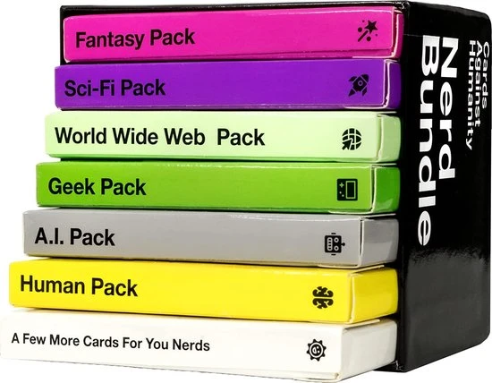 Cards Against Humanity Nerd Bundle 6 Themed Packs + 10 All-new Cards 6 Cards Against Humanity Nerd Bundle 6 Themed Packs + 10 All-new Cards - Afbeelding 4
