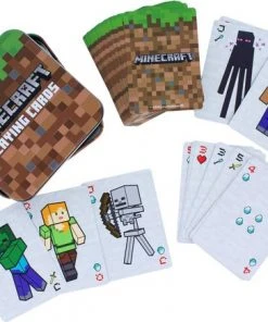 Paladone Minecraft: Speelkaarten Met Opbergdoosje -LEERZAME SPELLEN Verkoopwinkel 550x436 4