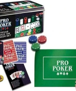 Selecta Spellen Pro Poker Texas Hold Em Set - Kaartspel -LEERZAME SPELLEN Verkoopwinkel 550x436 8